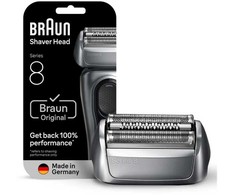 Barzdaskutė Braun 8 serijos skutimo galvutė, sidabrinė, 83M dydžio rinkinys