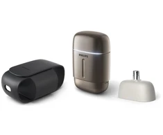 Barzdaskutė Philips Shaver 700 Series Wet &amp; Dry Electric Compact Shaver, Rotation shaver, Gold, Lift &amp; Cut Technology, Baterija, Built-in battery, 60 min (S791/06)