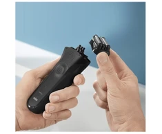 Barzdaskutė Procter Gamble Braun Series 3-300s, Skustuvas su tinkleliu, Juoda, LED, Baterija, Nikelio-metalo hidrido (NiMH), 20 min.
