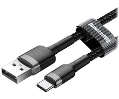 Baseus CATKLF-UG1, 3 m, USB A, USB C, Juodas