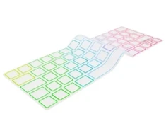 Baseus „Philbert“ klaviatūros dangtelis, skirtas „MacBook Air 2018“ – skaidrus / vaivorykštė