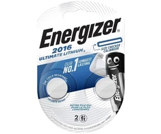 Energizer 7638900248340, Vienkartinė baterija, CR2016, Ličio, 3 V, 2 vnt., 100 mAh