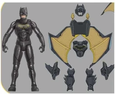 Batman Betmenas – Adventures Wing Attack Betmenas 30 cm (6070532)