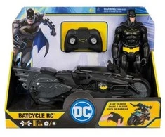 dc BATMAN RC transporto priemonė su figūrėle Batcycle, 6072896
