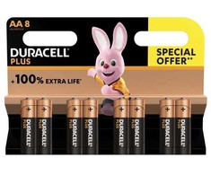 Duracell Batteri Duracell Plus Power AA alkaline 8stk/pak