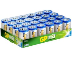 GP Baterija Ultra Plus Alkaline D 1.5V 24-pack