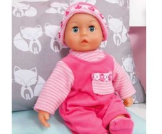 Bayer Design Bayer - Lėlė - Pirmieji žodžiai kūdikiui - Rožinė 38 cm (93825AA)