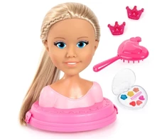 Bayer Design Charlene Top Model makiažo ir kirpėjo galva su kosmetika 21 cm