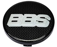 BBS centrinis dangtelis ø 56 mm sidabrinis/juodas