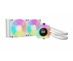 „Be Quiet! Light Loop IO LCD“ 240 mm, balta
