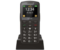 Bea-fon Mobile Beafon SL260 LTE, Juostinė juosta, Viena SIM, 5,59 cm (2.2"), „Bluetooth“, 800 mAh, Juoda, Sidabras