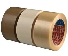 Beiersdorf Lipni juosta tesa grioveliais PVC, skaidri, 48 mm x 66 m, 4100 g - (66 metrai ritinėlyje)