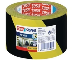 Beiersdorf TESA 58130-00000-01, Juoda, Geltona, 66 m, 50 mm