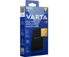 Belaidis išorinis akumuliatorius Varta, indukcinis, „Mag Pro“, 5000mAh, VARTA, juodas