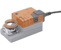 BELIMO Sklendės variklis AEF3C, AC/DC 24 V, įjungimas/išjungimas arba 3 padėčių valdymas, 5 Nm, veikimo laikas 35 sek., paruoštas 8x8 mm lizdui.