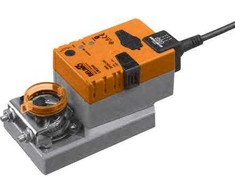 BELIMO sklendės variklis LMQ24A-F, greitaeigis, AC/DC 24V, įjungimas/išjungimas, 4Nm, veikimo laikas 2,5 sek., paruoštas 8x8 mm įvorei.