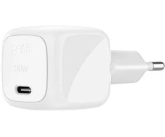Belkin USB-C PD 30W, mažas, baltas