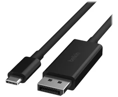 Belkin Components Belkin AVC014bt2MBK, 2 m, USB Type-C, DisplayPort, vyriškas, vyriškas, tiesus