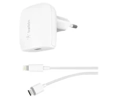 Belkin USB-C Home Charger &amp; C-LTG Cable,18 W, 1.2m, Baltas