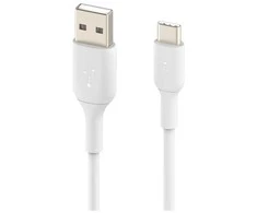 Kabelis USB Belkin USB-A - USB-C 1 m Baltas (CAB001BT1MWH2PK)