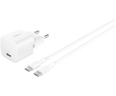 Belkin BOOST įkrovimas 25W USB-C su Cha.PD/PPS 1m C. WCA012kq1MWH-B6
