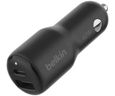 Belkinas | BOOST CHARGE 42w-30w USB-C PD PPS + 12w USB-A automobilinis įkroviklis, | CCB005btBK