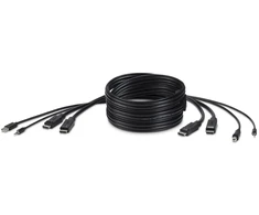 Belkin Components Belkin F1D9020B10T, 3 m, USB, USB, DisplayPort, juodas, kištukas