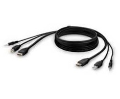 Belkin F1Dn1Ccbl Kvm Cable Juodas 3 M