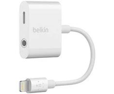 Belkin Components „Belkin RockStar“, „Lightning“, „Lightning“ + 3,5 mm, kištukas, lizdas, baltas