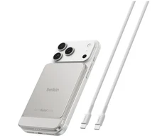 Belkin Components Belkin UltraCharge Pro, 5000 mAh, belaidis įkrovimas, 22,5 W, smėlio spalvos