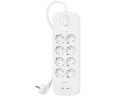 Belkin Surge Protection w. USB C 8 Outlet Dual