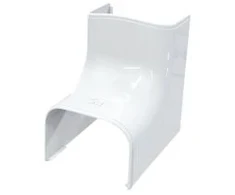 Benefit T75 išorinis kampas 90° - 74x56 mm, baltas RAL 9010