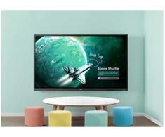Monitorius System interaktywny BenQ RE6505A tablica interaktywna 165,1 cm (65'') 3840 x 2160 px Ekran dotykowy Juodas USB (9H.FD3TC.DE1)