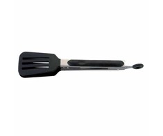 Berghoff BergHOFF Essentials Nylon serving spatula 26 cm, Serving spatula, Juodas, Satin steel, Nylon, Nerūdijantis plienas, Nerūdijantis plienas, Juodas, Hanging loop