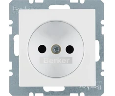 Berker 6167331909, 2P, baltas, termoplastinis, 250 V, 16 A, 50/60 Hz