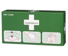 Orkla Care Ab Apsauginis komplektas su gaivinimo kauke, pirštinėm, servetė, Cederroth