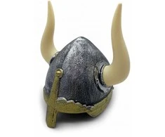 Bestsaller Vikingų šalmas, plastikinis su nuimamais ragais