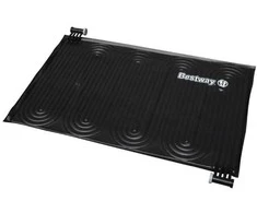 Bestway „Clean Sun Powered“ baseino kilimėlis, saulės energija varomas kilimėlis baseinui, juodas, polivinilchloridas (PVC), 1,46 m², 3–5 °C, 1100 mm
