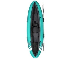 Bestway Hydro-Force 9''2" x 34"/2,80 m x 86 cm Ventura baidarė, pripučiama baidarė, 1 asmeniui, 200 kg, ISO 6185, juoda, turkio spalvos, nailonas, polivinilchloridas (PVC)