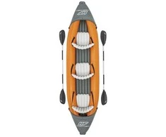 Bestway 2 vnt. sekcijiniai aliumininiai irklai, daugiafunkcis irklas, juodas, metalinis, aliuminis, blisterinė pakuotė, 1450 mm, 2,18 m