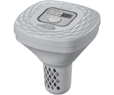 Bestway Lay-Z-Spa hidrogeninis 0,5 G/H sūraus vandens chlorinatorius sūkurinėms vonioms, baseino druskos chlorintuvas, pilkas, ABS, PVC, polietileno tereftalatas (PET), guma, SPA baseinas, kvadratinis, skaitmeninis