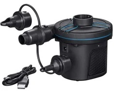 Įkraunama elektrinė pompa su 3 antgaliais Bestway 565L/min.