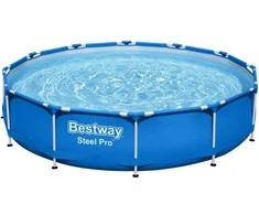Bestway Steel Pro 56706, 6473 l, Karkasinis baseinas, Mėlynas, 21 kg