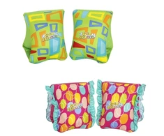 Bestway Swim Safe ABC AquaStar audinio pripučiamos plaukimo juostos, S/M, berniukams/mergaitėms, audinio, įvairių spalvų