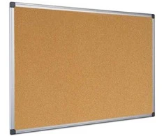 Bi Office Kamštinė lenta su aliuminiu rėmu, 600x450 mm