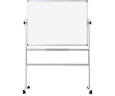 „Bi-Office QR0404“, 1500 x 1200 mm, keraminis, horizontaliai, nešiojamas, magnetinis