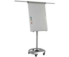 Bi Silque Apverčiama lenta, Bi-Office, transformuojama, 100 x 70 cm, su ratukais, reguliuojamo dydžio