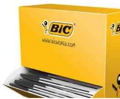 BIC Cristal Medium - Juodas,Transparent - Juodas - Stick ballpoint pen - Medium - 1 mm - 0.4 mm