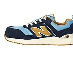 Bjerregaard Sikkerh „New Balance“ apsauginiai batai, 44 dydis – „Elite Lite“ mėlyna/kavos spalvos, kvėpuojantys, minkštas vidpadis, su raišteliais.
