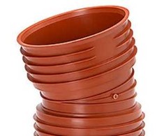 15° alkūnė 250 mm - su 2 įvorėmis. Uponor Ultra PP